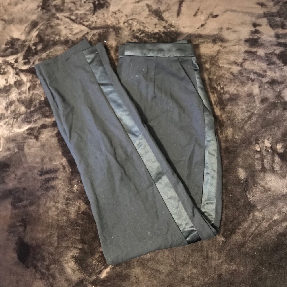 H&M tuxedo striped pants